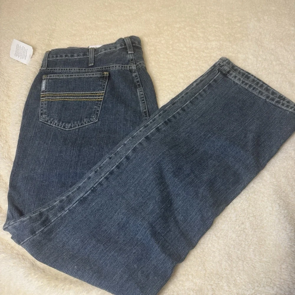 NWT Cinch Silver Label Slim Jeans Men's 35x32 Mid Rise Straight Leg Denim
